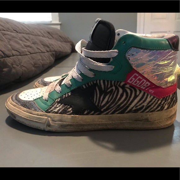golden goose 2.12 high top sneakers